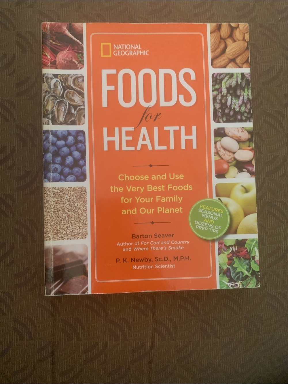 Foods for Health —                  Orange and Green Cover